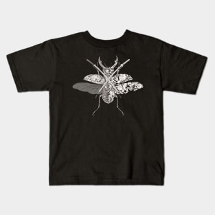 stag beetle samurai Kids T-Shirt